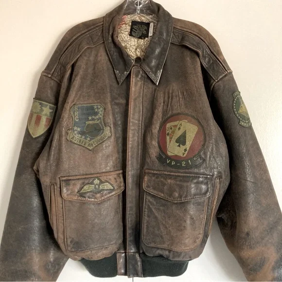 お*豆様 90s avirex A-2 real leather bomber s-l400.jpg